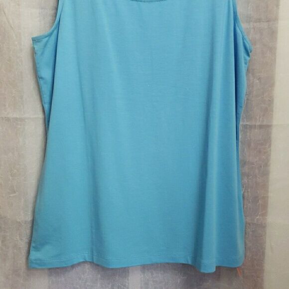 Talbots Turquoise Blue Tank Top Stretch Women's Size Petite S - Picture 4 of 8
